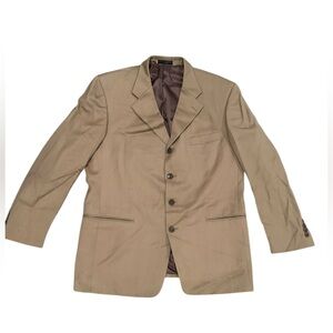 Albert Nipon Men’s Tan Dress Blazer Jacket-size 42R